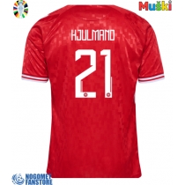 Danska Morten Hjulmand #21 Domaci Dres EP 2024 Kratak Rukav